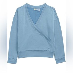 Zella girl peaceful wrap sweatshirt size 8-10